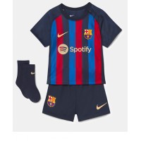 Barcelona Ansu Fati #10 Fotballklær Hjemmedraktsett Barn 2022-23 Kortermet (+ korte bukser)